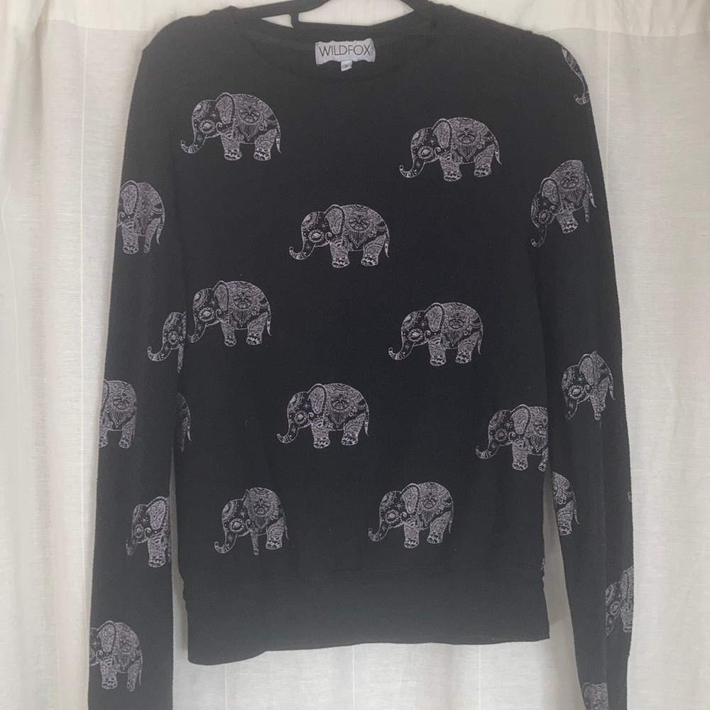 Wildfox elephant sweater